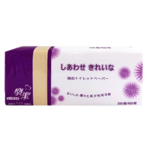 樂潔 日式抽取式衛生紙 200抽  100%純木漿